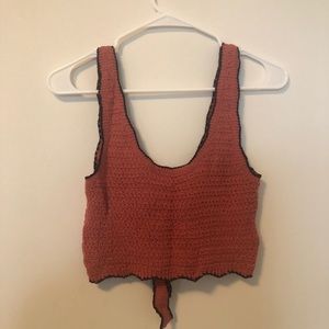 UO knit tie top